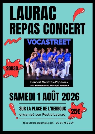 FESTIV'LAURAC - REPAS CONCERT