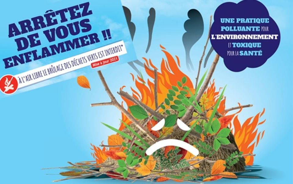 Brûlage à l'air libre interdit