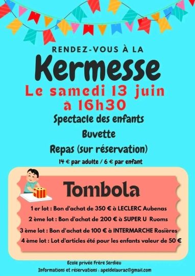 KERMESSE ECOLE FRERE SERDIEU