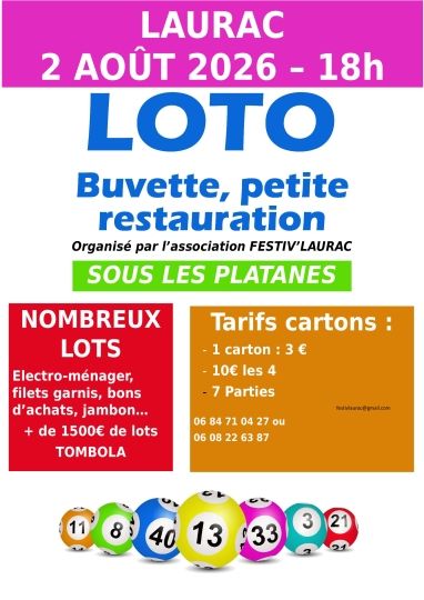 FESTIV'LAURAC - LOTO