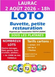 LOTO affiche A3 2 AOÛT 2026