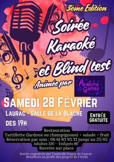 AMICALE LAIQUE : KARAOKÉ