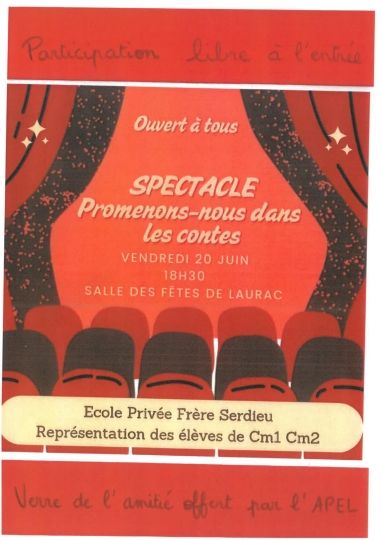 ECOLE PRIVEE FRERE SERDIEU : SPECTACLE