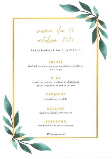 FESTIV'LAURAC - REPAS DANSANT